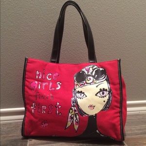 Red & Black Tote Bag